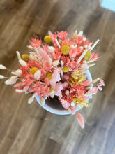 Load image into Gallery viewer, Small Dried Bouquet - Pink & Yellow