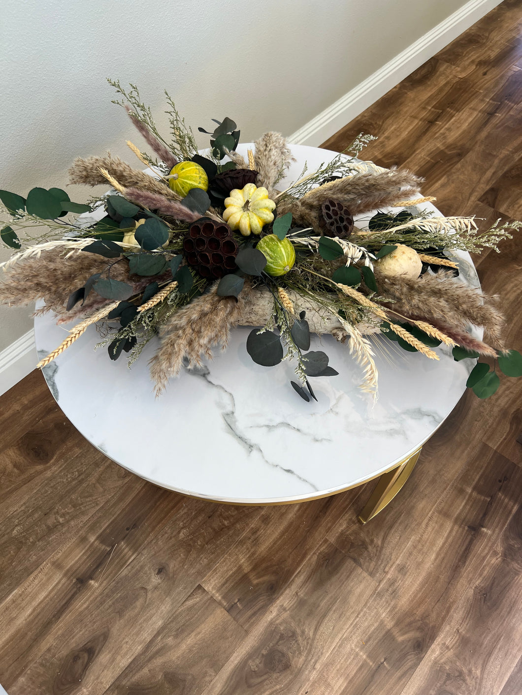 Neutral Pampas Driftwood Planter