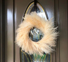 Load image into Gallery viewer, Ivory Pampas Grass Wreath
