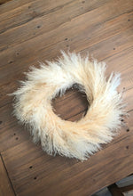 Load image into Gallery viewer, Ivory Pampas Grass Wreath
